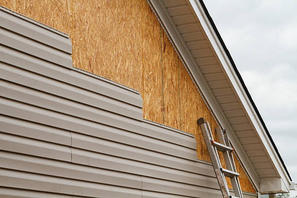 Professional Emergency Siding Repair technician working in McDonough, GA